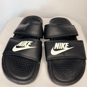 Nike Kids Black Slide Sandals